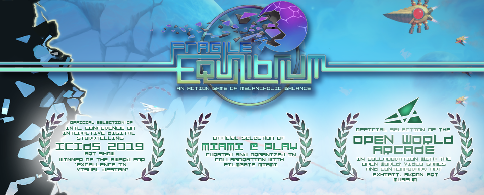 Fragile Equilibrium banner image with award laurles