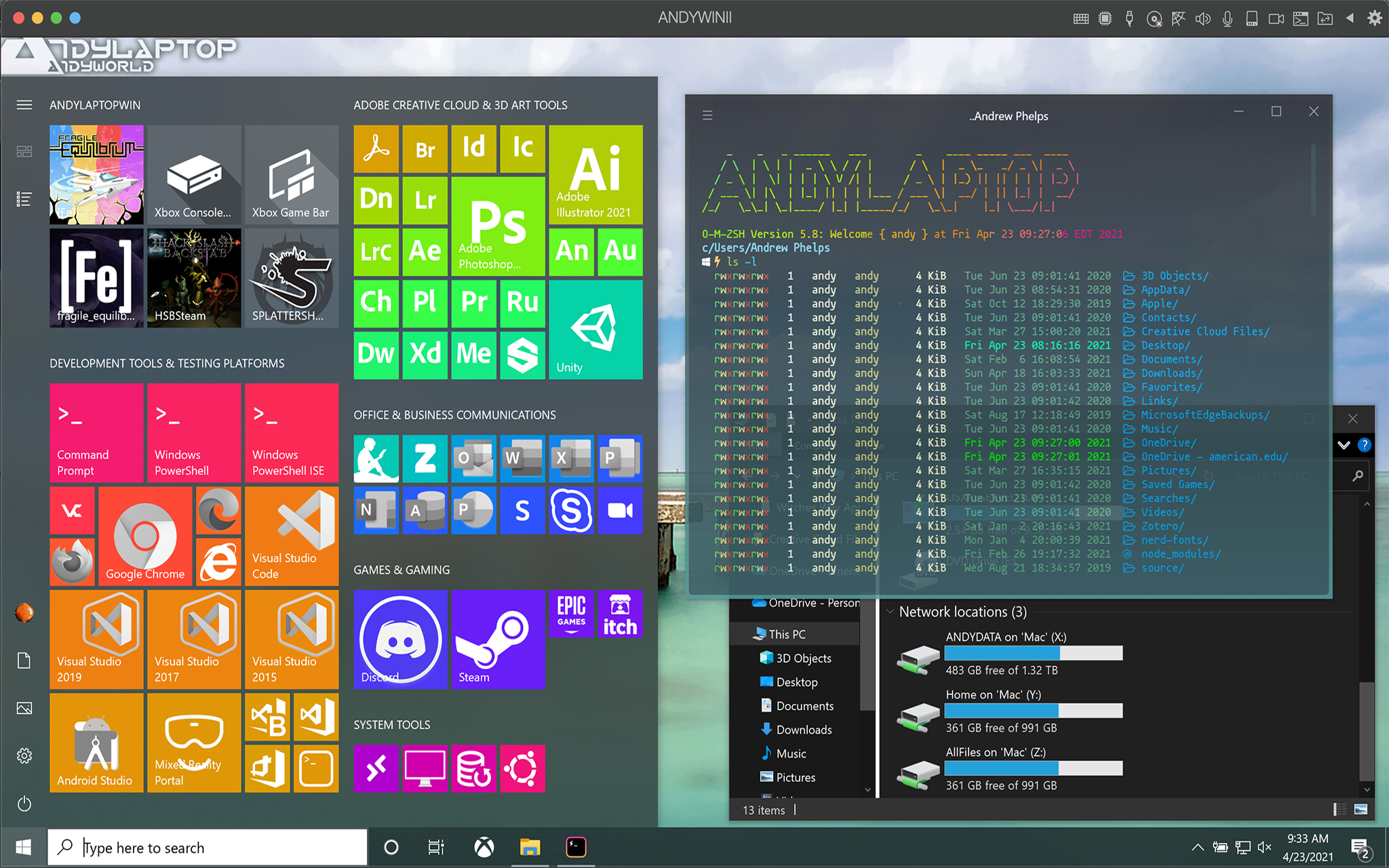 pic of windows desktop theme